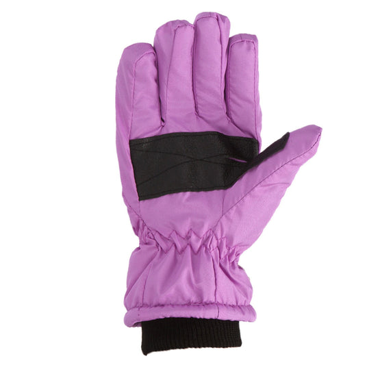 GXWEA 2T Gloves Kids Waterproof Gloves Kids Gloves Winter Gloves Thick Gloves Stretchy Warm Gloves Boys Girls 6-11 Year 7-12 Year AHA1 kids snow gloves Purple