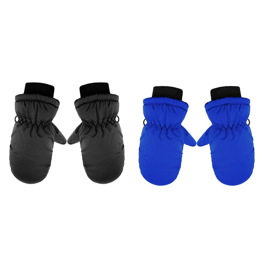 GXWEA 2T Gloves Kids Waterproof Gloves Kids Gloves Winter Gloves Thick Gloves Stretchy Warm Gloves Boys Girls 6-11 Year One Size color-11