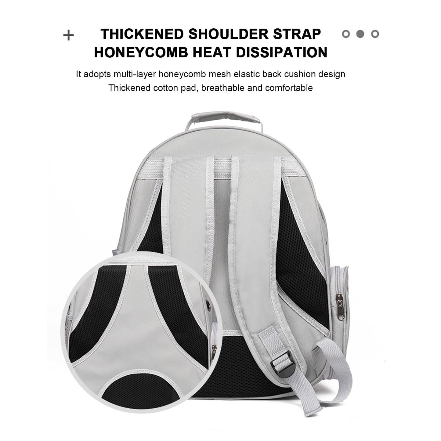 Pet Backpack Carrier, Transparent Space Capsule Pet Backpack Bag with Straps, Breathable Pet Carrier for Traveling Walking Hiking Outdoor Activities G
