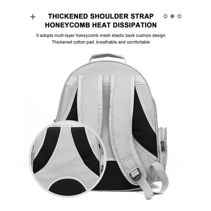 Pet Backpack Carrier, Transparent Space Capsule Pet Backpack Bag with Straps, Breathable Pet Carrier for Traveling Walking Hiking Outdoor Activities G