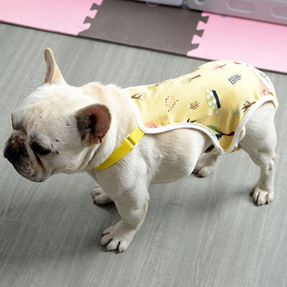opvise Pet Sanitary Pants Adjustable Band Menstruation Shorts Washable Dog Diaper Pet Physiological Pants for Indoor Yellow L Pink