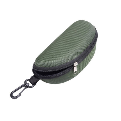 opvise Sunglasses Case Solid Large Space Waterproof Protective Glasses Case Travel Box for Adult Coffe