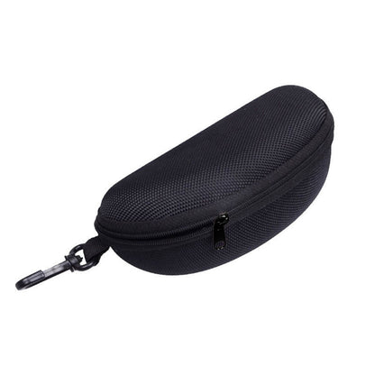 opvise Sunglasses Case Solid Large Space Waterproof Protective Glasses Case Travel Box for Adult Coffe