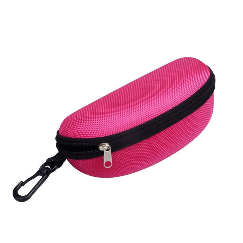 opvise Sunglasses Case Solid Large Space Waterproof Protective Glasses Case Travel Box for Adult Coffe