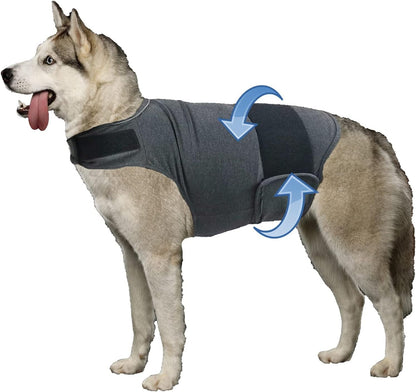 Dog Jacket, Skin-Friendly Dog Calming Vest - Dog Shirt for Thunder, Fireworks and Separation - Keep Pet Calm Without Medicine & Training, Anti Anxiety Vest for Dogs XS Rose Red