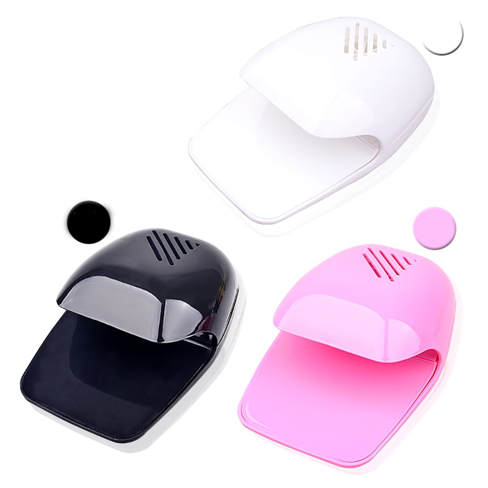 Portable Finger Toe Nail Polish Dryer Drying Blow Fan Manicure Art Tool Machine Purple.