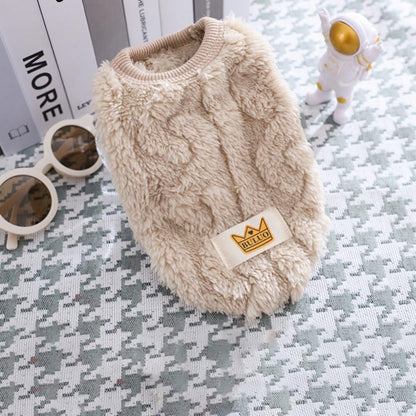 Cat Sweaters Kitty Sweater for Cats Knitwear,Small Dogs Kitten Clothes Male and Female,High Stretch,Soft,Warm Dog Clothes for Small Dog and Cat Winter L Beige