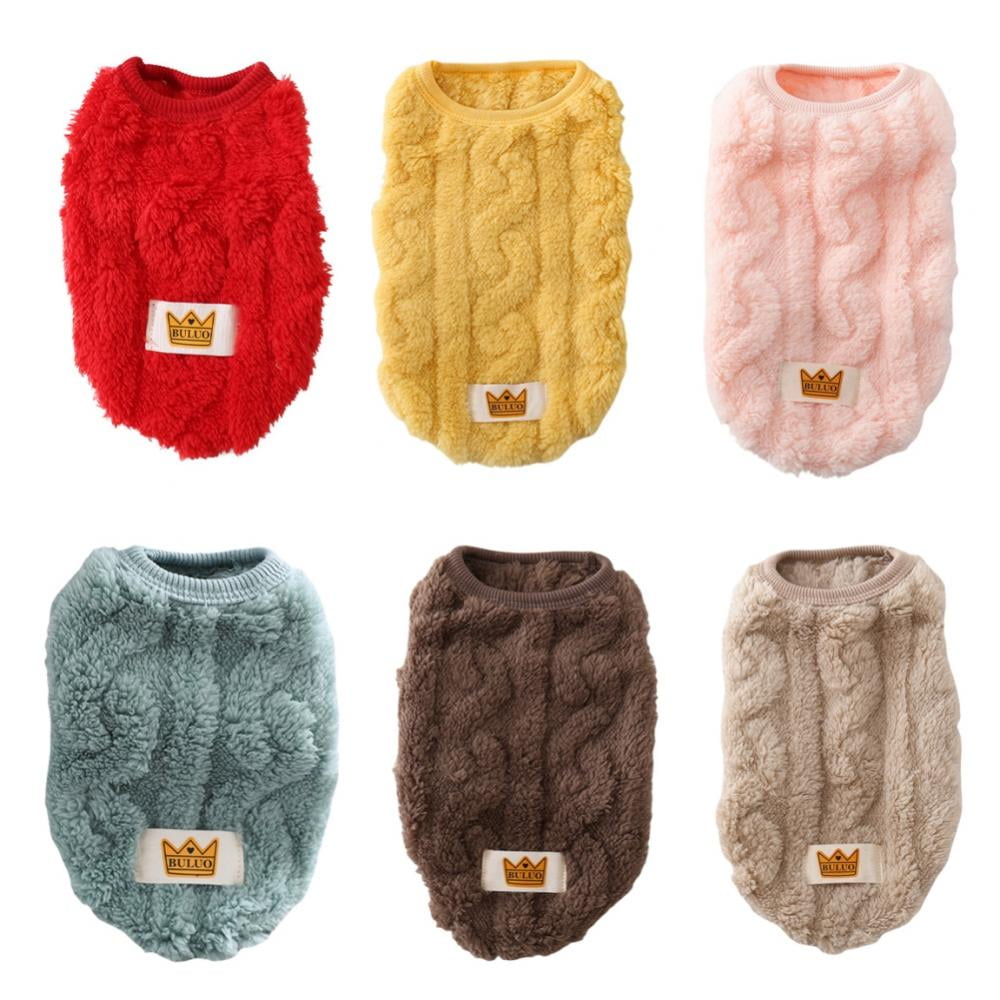 Cat Sweaters Kitty Sweater for Cats Knitwear,Small Dogs Kitten Clothes Male and Female,High Stretch,Soft,Warm Dog Clothes for Small Dog and Cat Winter XS Yellow