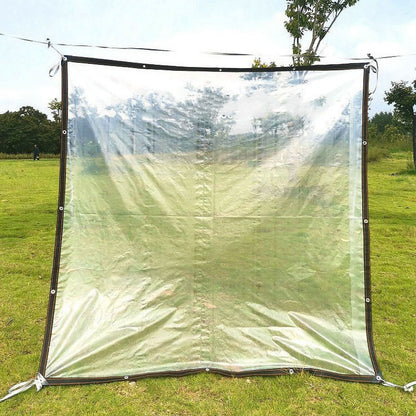Clear Tarps Heavy Duty, Waterproof Tarpaulin Cover Greenhouse Garden Plant Patio 5 x 6.5FT 6.5*8ft