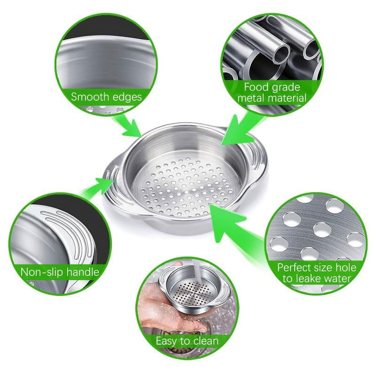 Tuna Can Strainer, 2024 New Food Grade Stainless Steel Tuna Can Strainer Press, Food Strainer, Can Colander for Home Kitchen (1 PC) 1Pack
