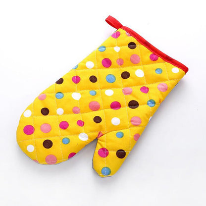 Poaug Oven Mitts on Sale Clearance 2Pc Oven Gloves Grill Gloves Slippery Cooking Gloves for Cooking Baking Grilling Yellow Z12-Hot Pink