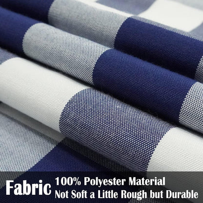 Light Blue Farmhouse Buffalo Plaid Pillow Covers 18x18 Set of 2 Patio Outdoor Decor Neutral Checkered Pillow Covers 18 x 18, Blue and White Gingham Plaid Check 18"x18", Set of 2 Burgundy