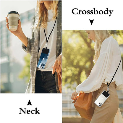 Mightlink Phone Lanyard,Universal Crossbody Cell Phone Lanyards Adjustable Shoulder Neck Straps,Cell Phone Lanyard Compatible for All Smartphones Yellow