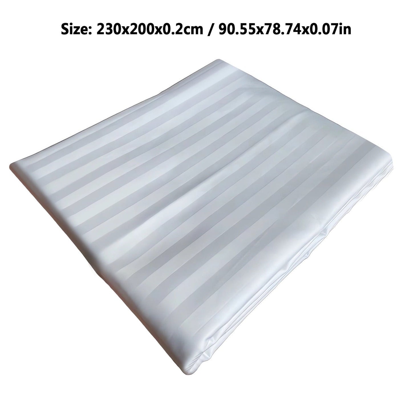 Kdkad Bed Sheets, Pure Linen Sheets, Breathable and Serviceable Line King Size Sheets, Anti-Tear Line Bed Sheets, Machine Washable, Deep Pocket 91×87 in White