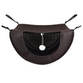 Darzheoy Cat Cage Hammock, Hanging Soft Pet Bed, Summer Breathable Pet Cage Hammock with Adjustable Straps, for Indoor Kitten Puppy Rabbit or Small Pet Coffee