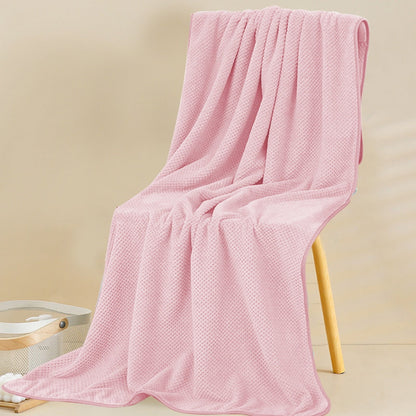 Chmadoxn Bath Towel, Oversize Bath Towel, 55×28 Inch Large Microfiber Bath Towels, Soft, Absorbent, and Quick Dry Towels for Bathroom, Pool, Beach, Swim, and Yoga, Large Bathroom Towels for Daily Use 55×28 in Pink