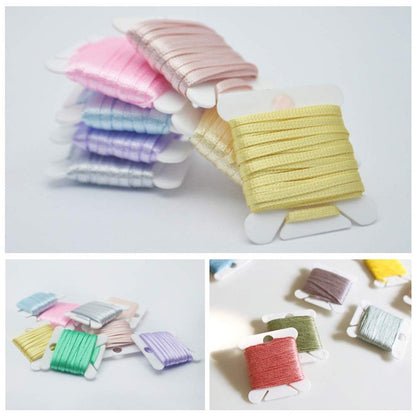 Chmadoxn Embroidery Floss Bobbins, Sewing Thread Winding Plate Board,50 pc Embroidery Floss Organizer, Plastic Embroidery Thread Cards for Cross Stitch Thread Holder Sewing Storage 100 pc white