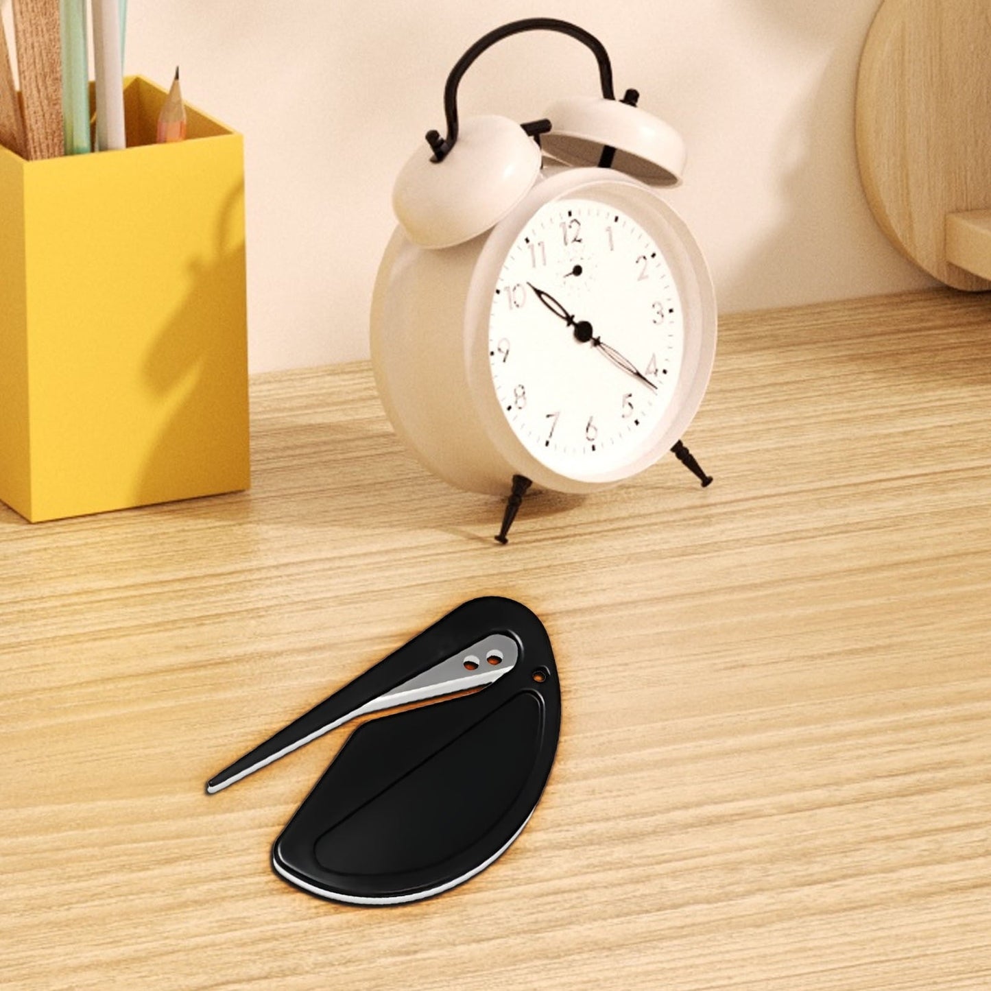 Darzheoy Letter Opener Envelope Slitter, Envelope Opener, Mail Opener, Wrapping Paper Cutter, Package Opener Black