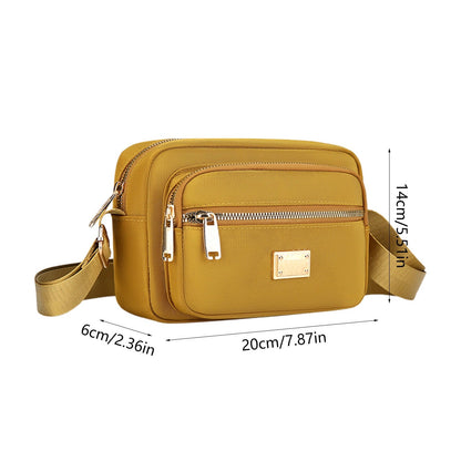 Darzheoy Fanny Packs for Women Crossbody Backpack Shoulder Messenger Bag Waterproof Everywhere Crossbody Belt Bag for Workout Running Travelling Yellow