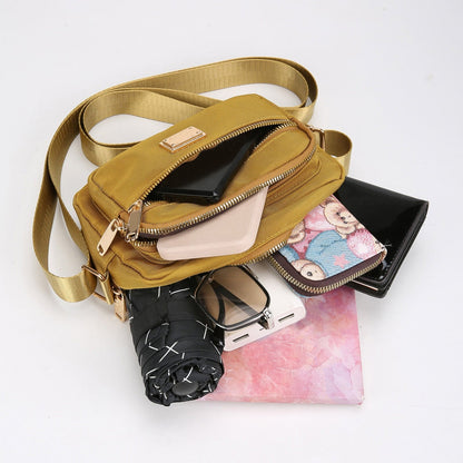 Darzheoy Fanny Packs for Women Crossbody Backpack Shoulder Messenger Bag Waterproof Everywhere Crossbody Belt Bag for Workout Running Travelling Yellow