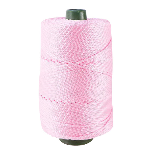 AYktou 32 Colors Macrame Cotton Cord 200g/7.05oz,100% Natural Handmade 4 Strands Twisted Cotton Rope Polyester Thread Spools for Wall Hanging Plants Hangers Gift Wrapping Tapestry DIY Crafts #K - Light Pink