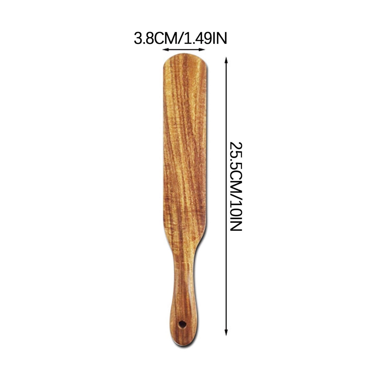 Kdkad Large Wooden Spoon, Wooden Spoon for Cooking, Large Wood Scoop Utensil, Kitchen Serving Scoop for Pot, Long Handle Spoon, Heavy Food Service Spoon, Mixing Spoon, Smooth Finish & Comfortable Grip As Show A