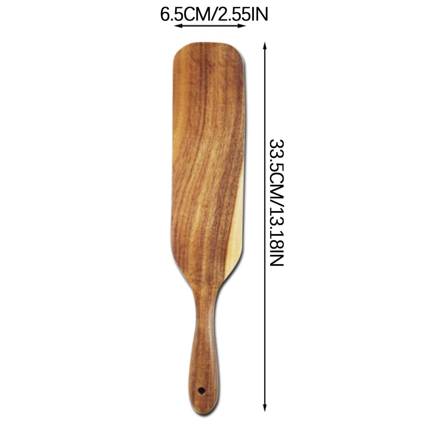 Kdkad Large Wooden Spoon, Wooden Spoon for Cooking, Large Wood Scoop Utensil, Kitchen Serving Scoop for Pot, Long Handle Spoon, Heavy Food Service Spoon, Mixing Spoon, Smooth Finish & Comfortable Grip As Show C