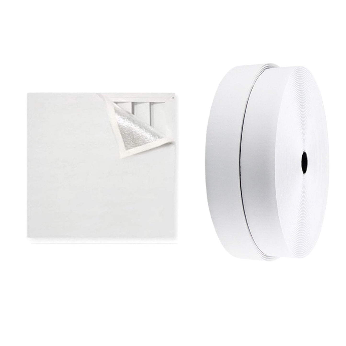 Kdkad Attic Fan Cover, 37.4×50.8 Inch Whole House Fan Cover, Magnetic Attic Vent Cover Attic Fan Insulation Cover with Magnetic Strip Attic Armour Ceiling Shutter Cover 50.8×50.8 in White