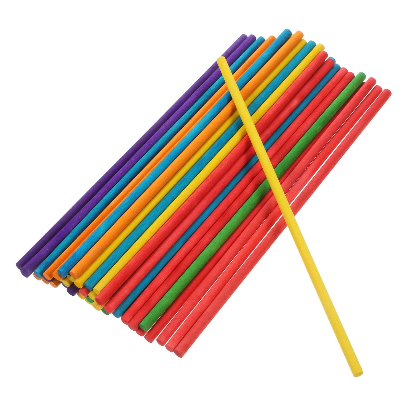 100 Pcs Colorful Small Round Wooden Dowels Sticks for Crafting, Charcuterie Boards, Maple Rods, Kids Projects