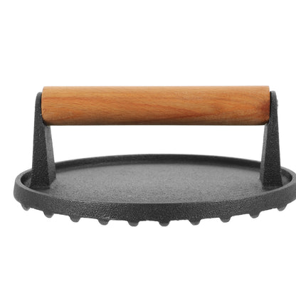 Worgeous Cast Iron Meat Press Burger Smasher Sandwich Toaster Bacon Skillet Sausage Patties