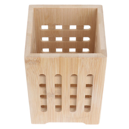 Chopsticks Holder with Holes, Cutlery Organizer Drying Rack, Kitchen Utensil Storage Canister, Tableware Drying Bucket