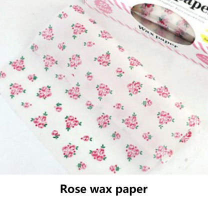 Darzheoy Wax Paper, Food Picnic Paper, 50 sheets Grease Proof Paper, Waterproof Dry Hamburger Paper Liners Wrapping Tissue for Plastic Food Basket C