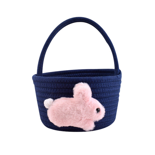 Chmadoxn Adorable Easter Bunny Basket for Kids - Perfect Easter Gift, Cute Easter Bucket Bags with Rabbit Ears for Easter Eggs Hunting, Affordable & Festive Spring Decor As Show D