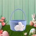Chmadoxn Adorable Easter Bunny Basket for Kids - Perfect Easter Gift, Cute Easter Bucket Bags with Rabbit Ears for Easter Eggs Hunting, Affordable & Festive Spring Decor As Show E