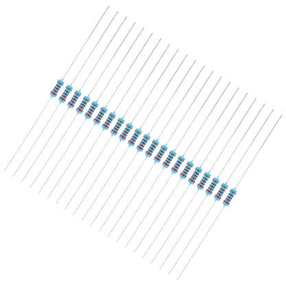 HOOWIFFY Resistors Kit Assorted Metal Film for Circuit Boards Easy Storage 1Set