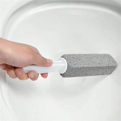 Darzheoy Pumice Stone for Toilet Cleaning, Extra Long Handle Pumice Stone for Toilet Bowl Ring Removal, Bathroom Cleaning Tool for Effective Stain Removal A.