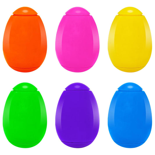 Chmadoxn Easter Eggs, Kids Easter Basket Fillers - Assorted Novelty Toys & Treats for Easter Egg Hunts, Party Favors, Events - Random Color Gift Bag Stuffers (1 Pack)