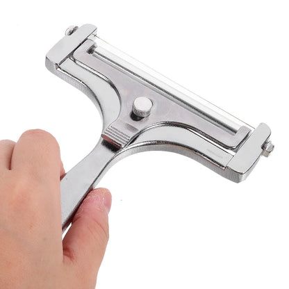 WHAMVOX Adjustable Stainless Steel Cheese Slicer Handheld Cutter Shaver for Easy Cheese Slicing and Serving.