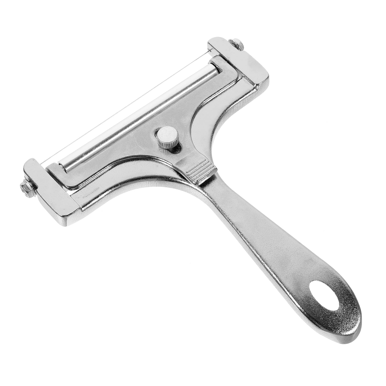 WHAMVOX Adjustable Stainless Steel Cheese Slicer Handheld Cutter Shaver for Easy Cheese Slicing and Serving.