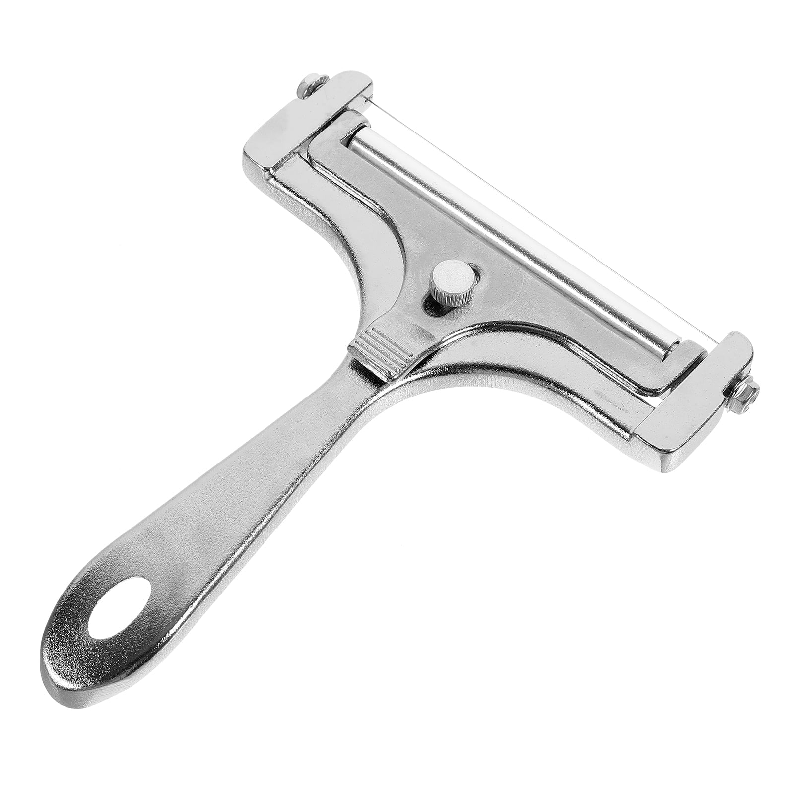WHAMVOX Adjustable Stainless Steel Cheese Slicer Handheld Cutter Shaver for Easy Cheese Slicing and Serving.