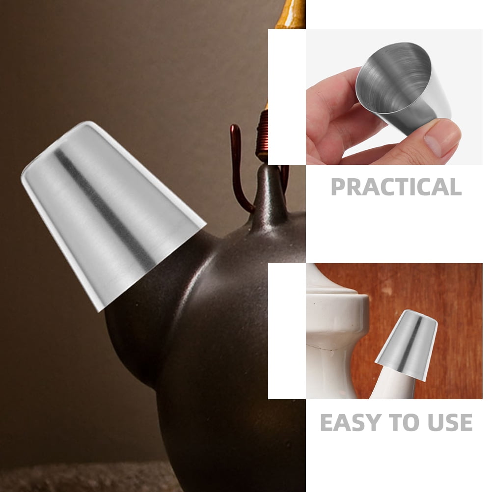 WHAMVOX 2-Pack Kettle Teapot Spout Lids 4x3.7x3.7 cm Replacement Parts for Tea Pots and Kettles