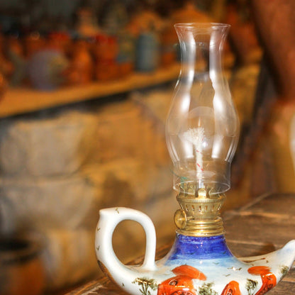 WHAMVOX Transparent Replacement Globe for Kerosene Lamp Shade, Light Cover for Oil Lamps