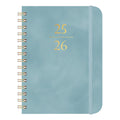 Darzheoy 2025-2026 Planner, Academic Planner 2025-2026 from July 2025, June 2026, Weekly & Monthly Planner Spiral Bound with 12 Monthly Tabs Blue