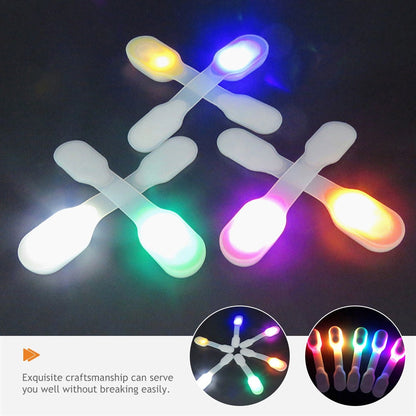 HOOWIFFY 2Pcs Clip On Cloths Light LED for Outdoor Walking and Running Night Visibility