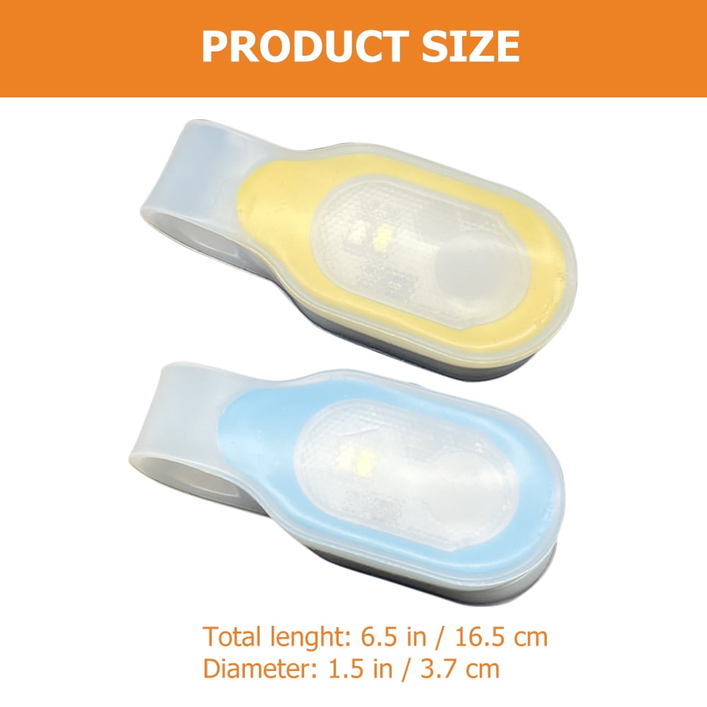 HOOWIFFY 2Pcs Clip On Cloths Light LED for Outdoor Walking and Running Night Visibility