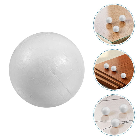 SKISUNO 50Pcs Craft Foam Ball 3In White Sphere for Diy Crafting and Painting Home Decoration