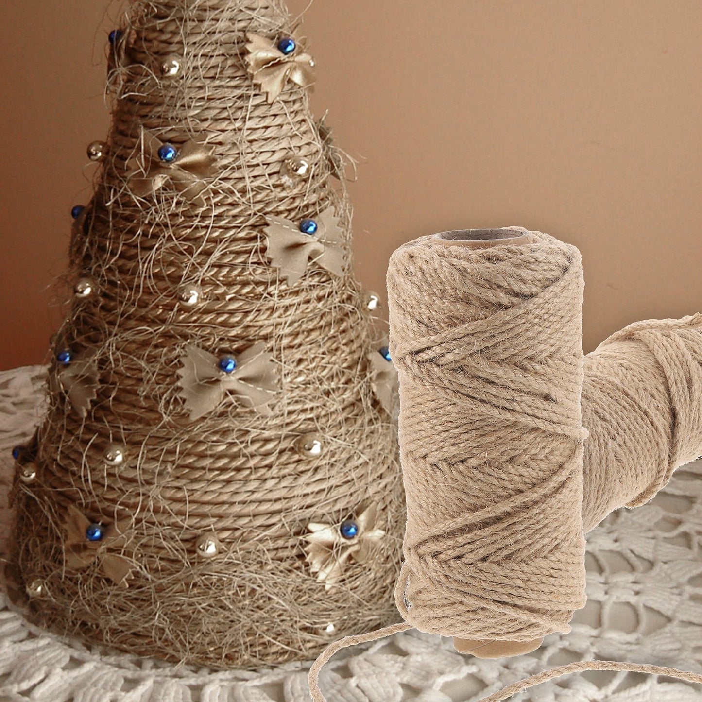 SKISUNO Sisal Rope Cat Scratch Post for Diy Projects 1Pack Natural