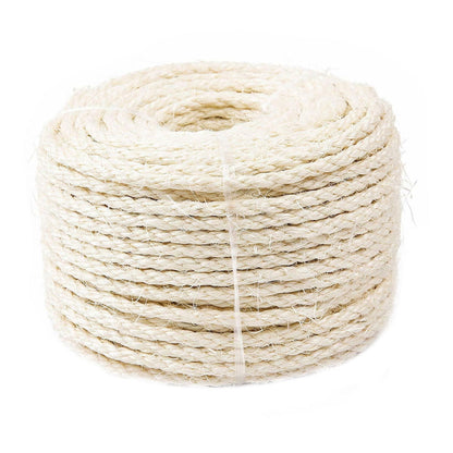 SKISUNO Sisal Rope Cat Scratch Post for Diy Projects 1Pack Natural
