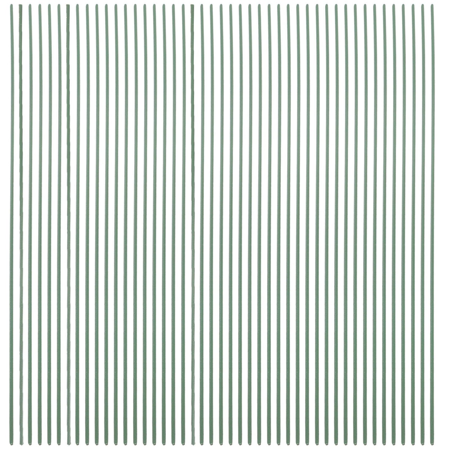 HOOWIFFY 100pcs Green Floral Wire Stems for Artificial Flowers Flexible and Bendable for Arrangements