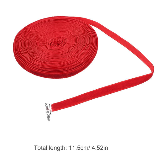 HOOWIFFY Red Thin Craft Ribbon 1 Roll for Bows, Wrapping, Decorations, Special Occasions and Crafts